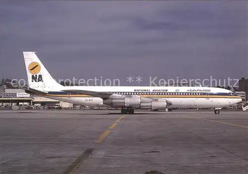 Flugzeuge Zivil National Aviation Boeing 707 366C SU AVZ c n 20762 868 Kat. Airplanes Avions