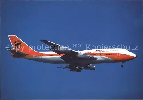 Flugzeuge Zivil TAAG Angola Airlines B747 312 D2 TEA c n 23410 653 Kat. Airplanes Avions