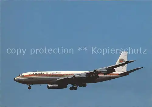 Flugzeuge Zivil Egyptair Boeing 707 366C  Kat. Airplanes Avions