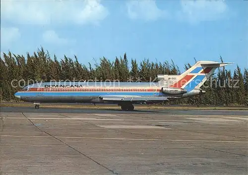 Flugzeuge Zivil Dominicana Boeing 727 2J1 Kat. Airplanes Avions
