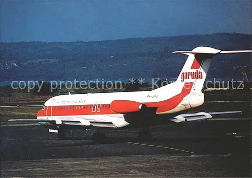 Flugzeuge Zivil Garuda F 28 AT Denpassar  Kat. Airplanes Avions