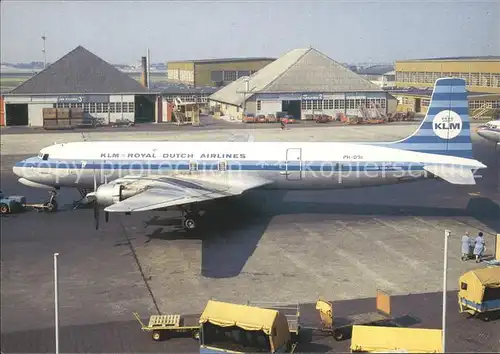 Flugzeuge Zivil KLM Royal Dutch Airlines Douglas DC 7CF PH DSI Kat. Airplanes Avions