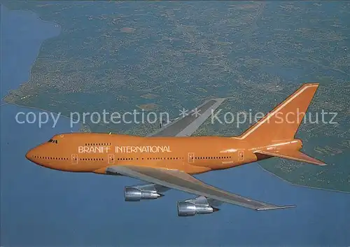 Flugzeuge Zivil Braniff International Boeing 747SP 27 N603BN c n 21785 Kat. Airplanes Avions