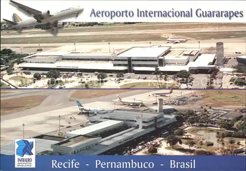 Flughafen Airport Aeroporto Aeroporto Internacional Guararapes Recife  Kat. Flug
