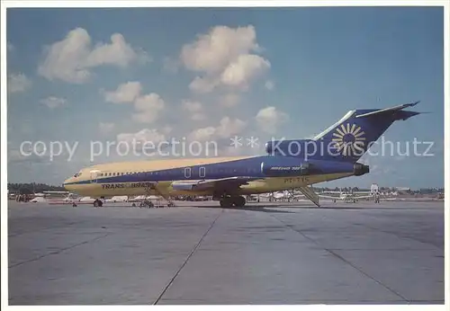 Flugzeuge Zivil Trans Brasil Boeing 727 100 27C PT TYS C N 19111 Kat. Airplanes Avions