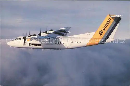 Flugzeuge Zivil Brymon Airways DHC 7 110 G BRYA c n 62 Kat. Airplanes Avions