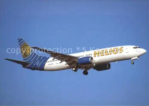 Flugzeuge Zivil Helios Airways Boeing 737 86N 5B DBI c n 30807 Kat. Airplanes Avions