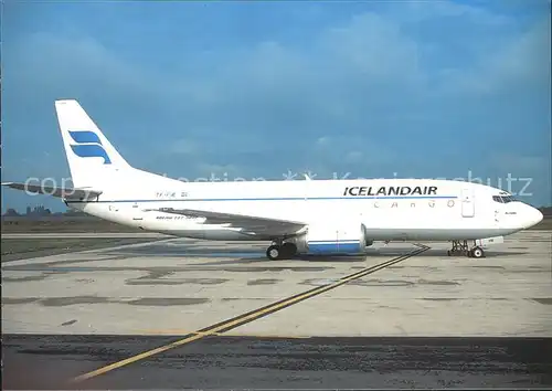 Flugzeuge Zivil Icelandair Boeing 737 3S3 TF FIE c n 23811 1445 Kat. Airplanes Avions