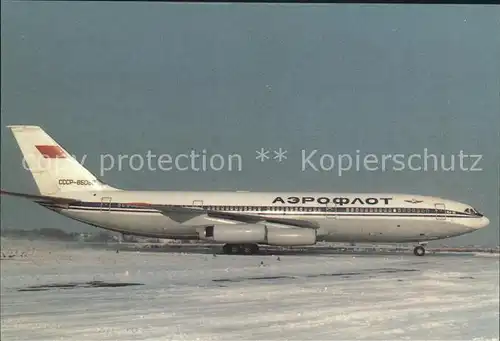 Flugzeuge Zivil Aeroflot Ilyushin IL 86 Kat. Airplanes Avions