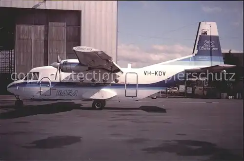 Flugzeuge Zivil Transecutive Airlines CASA 212 Srs 200 Aviocar VH KDV cn 138 Kat. Airplanes Avions