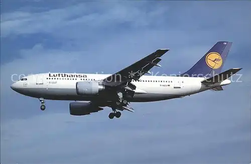 Lufthansa Airbus 310 203 D AICS c n 400 Kat. Flug
