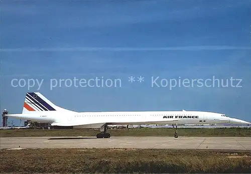 Flugzeuge Zivil Air France Concorde F BVFF  Kat. Airplanes Avions