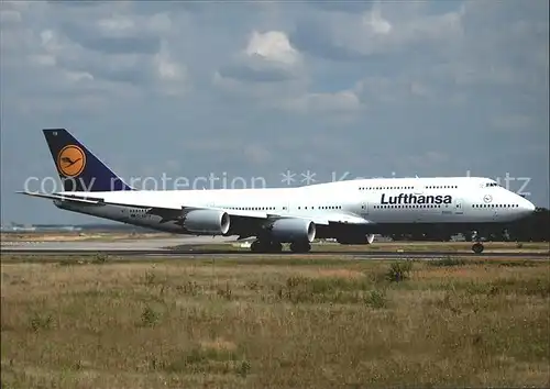 Lufthansa Boeing 747 830 D ABYA Cn 32827 1443 Kat. Flug