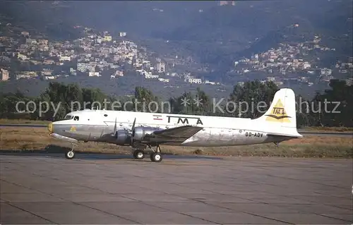 Flugzeuge Zivil TMA Douglas DC 4 C 54E 15 DO OD ADV c n 27338 Kat. Airplanes Avions