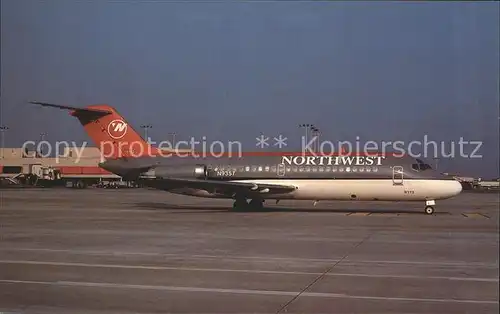 Flugzeuge Zivil Northwest McDonnell Douglas DC 9 15F  Kat. Airplanes Avions