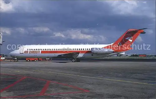 Flugzeuge Zivil Air Djibouti DC 9 32 c n 47563 YU AJI  Kat. Airplanes Avions