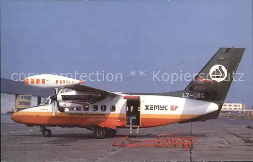 Flugzeuge Zivil Aviaexpress Hemus Air L 410UVP E12 LZ LSC c n 882207 Kat. Airplanes Avions