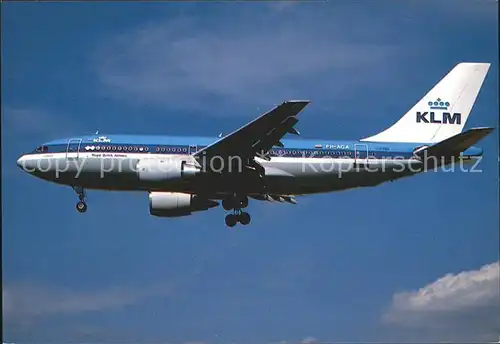 Flugzeuge Zivil KLM Airbus A 310 203 PH AGA  Kat. Airplanes Avions