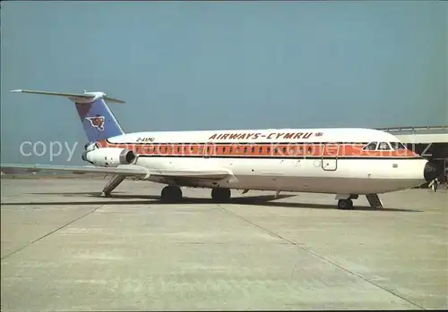 Flugzeuge Zivil Airways Cymru BAC 1 11 432FD G AXMU cn 157 Kat. Airplanes Avions