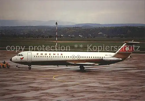 Flugzeuge Zivil Phoenix BAC 1 11 HB ITL c n 212 Kat. Airplanes Avions