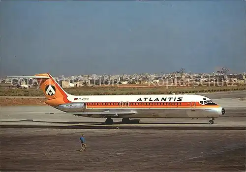 Flugzeuge Zivil Atlantis DC 9 D ADIS  Kat. Airplanes Avions