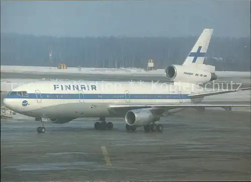 Flugzeuge Zivil Finnair DC 10 30 Kat. Airplanes Avions