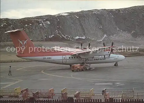Flugzeuge Zivil Greenlandair Groenlandsfly De Havilland Dash 7 103 OY CBU  Kat. Airplanes Avions