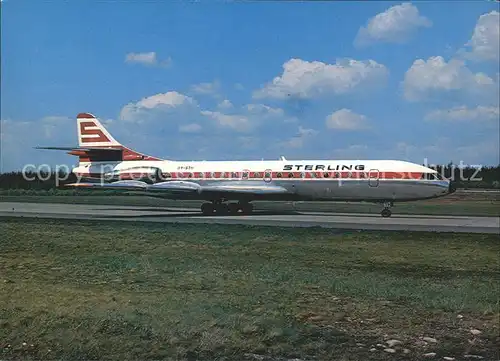 Flugzeuge Zivil Sterling Airways Sud Aviation SE 210 Caravelle  Kat. Airplanes Avions