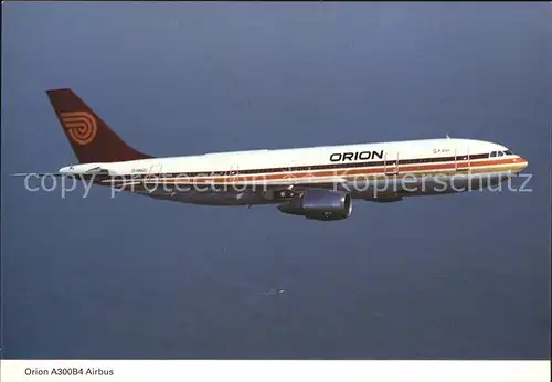 Flugzeuge Zivil Orion A300B4 Airbus  Kat. Airplanes Avions