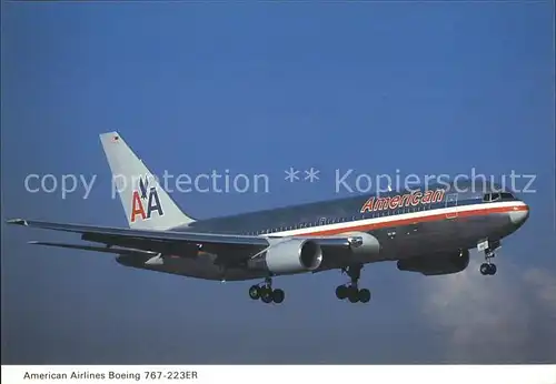 Flugzeuge Zivil American Airlines Boeing 767 223ER  Kat. Airplanes Avions