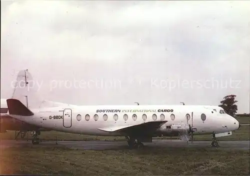 Flugzeuge Zivil Southern International Cargo Vickers Viscount 700 G BBDK  Kat. Airplanes Avions
