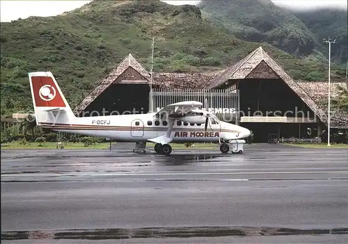 Flugzeuge Zivil Air Moorea De Havilland Canada DHC.6 300 Twin Otter F OCFJ  Kat. Airplanes Avions