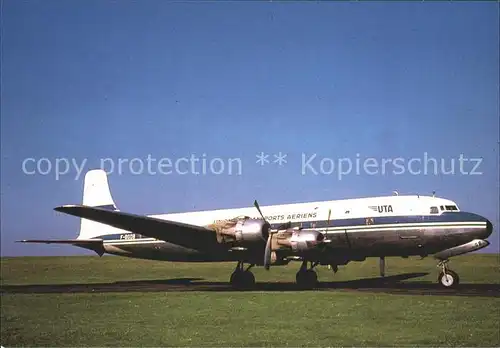 Flugzeuge Zivil UTA Douglas DC 6B F BGOB Cn 43833 Kat. Airplanes Avions