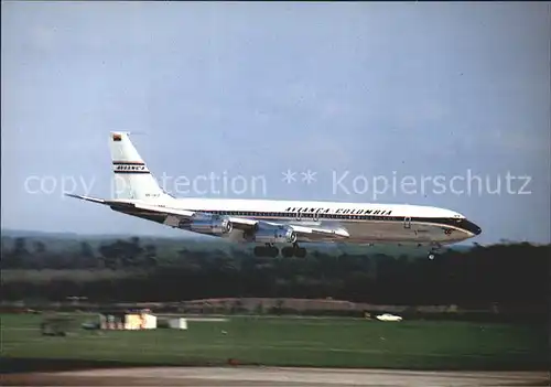 Flugzeuge Zivil Avianca Boeing 707 359B HK 1410 cn 20340 Kat. Airplanes Avions