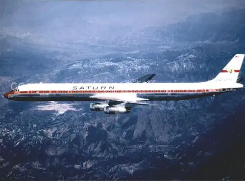 Flugzeuge Zivil Saturn McDonnell Douglas DC 8 61 N8956U Cn 45948 321 Kat. Airplanes Avions