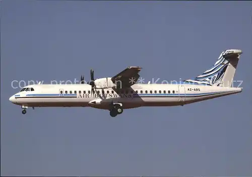 Flugzeuge Zivil Air Botswana ATR 72 500 A2 ABS c n 788 Kat. Airplanes Avions