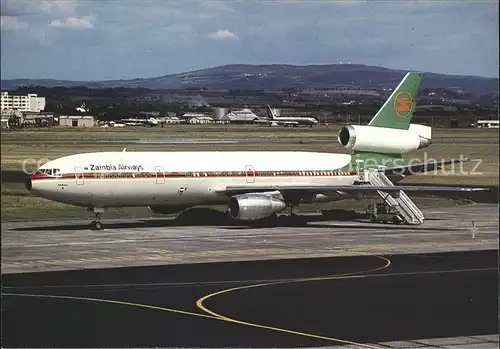 Flugzeuge Zivil Zambia Airways Douglas DC 10 30 N3016Z Kat. Airplanes Avions