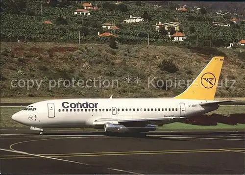 Flugzeuge Zivil Condor Boeing 737 230 Kat. Airplanes Avions