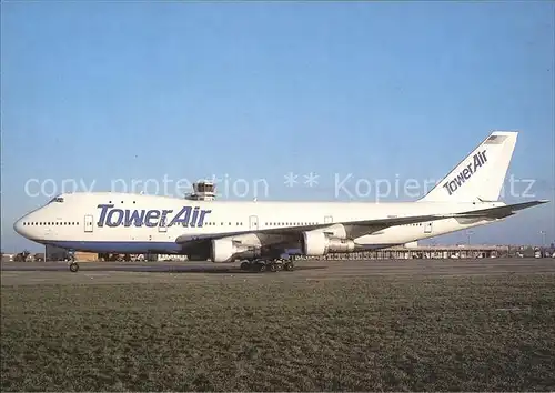Flugzeuge Zivil Tower Air Boeing 747 130 Suzie  Kat. Airplanes Avions