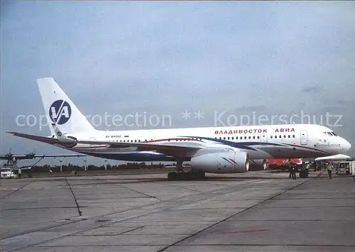 Flugzeuge Zivil Vladivostok Avia Tupolev 204 300 RA 64040  Kat. Airplanes Avions