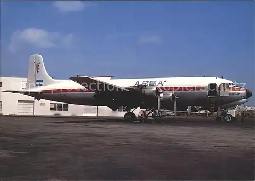 Flugzeuge Zivil AESA Airlines Douglas DC 6 BF YS 05C  Kat. Airplanes Avions