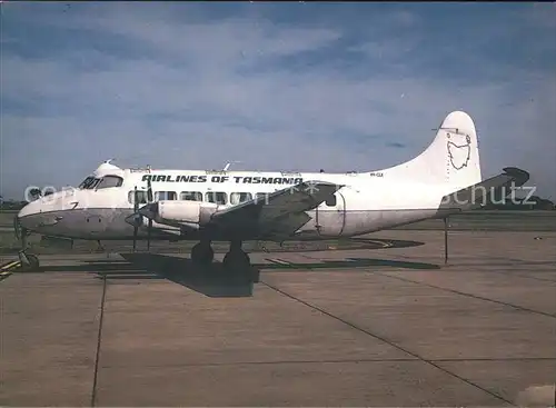 Flugzeuge Zivil Airlines of Tasmania DH 114 Riley Heron VH CLX G ANPV cn 14098 Kat. Airplanes Avions