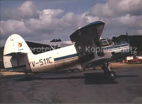 Flugzeuge Zivil CIACA PZL Mielec Antonov AN 2 YV 511C cn 1G 231 21  Kat. Airplanes Avions
