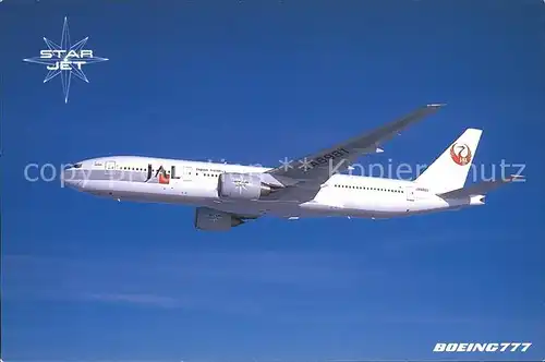 Flugzeuge Zivil JAL Japan Airlines Boeing 777 Kat. Airplanes Avions