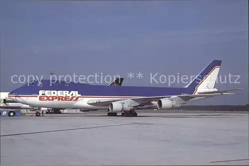 Flugzeuge Zivil Federal Express Boeing 747 200F  Kat. Airplanes Avions