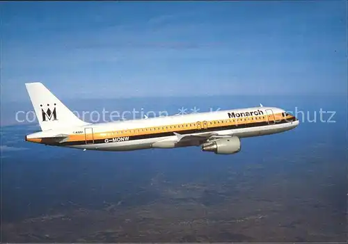 Flugzeuge Zivil Monarch Airlines Airbus A320 Kat. Airplanes Avions