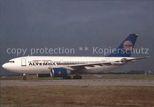 Flugzeuge Zivil Alyemda Airbus A310 304 F ODSV c n 0473 Kat. Airplanes Avions