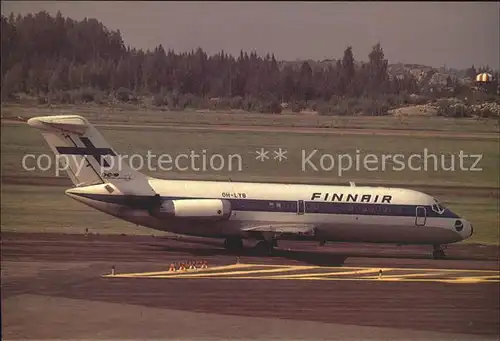 Flugzeuge Zivil Finnair DC 9 14 OH LYB c n 45712 Kat. Airplanes Avions