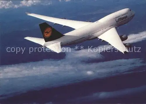 Lufthansa Boeing 747 400 Kat. Flug