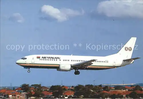 Flugzeuge Zivil Air Vanuatu Boeing 737 400 VH TJI c n 24434  Kat. Airplanes Avions